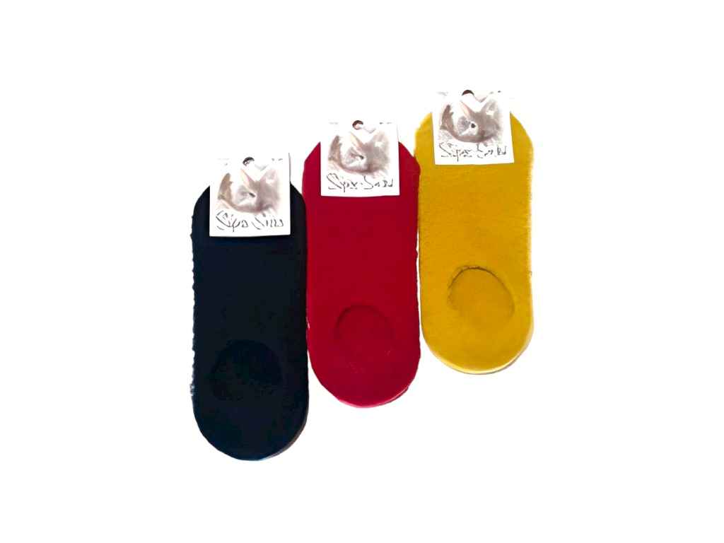 Шкарпетки S_000 однотон (кролик) слідок (асорті 3) р.36-40 12пар ТМSuper Socks