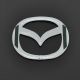 Эмблема "Mazda" 626 перед/пластик/скотч/хром/ старая 85х65мм. Зображення №2