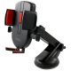 Автодержатель для телефона HOCO "CAD01" на присоске жесткая ножка Black/Red. Зображення №2