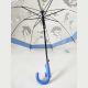 Зонт детский трость полуавтомат со свистком прозрачный 66см D98см для мальчика (258). Зображення №3