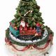 Фигурка музыкальная Санта с рождественской елкой 15 см 16016-003. Зображення №3