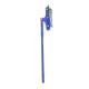 Окномойка Time-to-clean поворотная 180 телескопической ручкой 110 см поролон резиновый скребок синий (275). Зображення №6