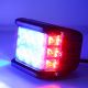 Фара LED ближнє світло + Стробоскоп Червоно-Синій "Поліцейська Мигалка" 18W 10-30V (W0260-RB) (1шт). Изображение №5