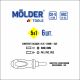 Викрутка + насадки 5в1 "Molder" (МТ32305) Реверсійна (5шт/уп). Зображення №3