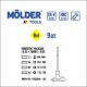 Викрутка + насадки -Т образна 8в1 "Molder" (МТ32319) (9шт/уп). Зображення №3