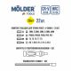 Викрутка + насадки 20в1 (+/-/T/H) "Molder" (МТ32322) Реверсійний пластиковий бокс (10шт/уп). Зображення №3