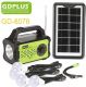 Портативна сонячна станція GDPlus GD-8076 (13800mAh) FM-радіо + Bluetooth. Зображення №2