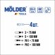 Набір викруток 4од. "Molder" (МТ32204) блістер (8шт/уп). Зображення №3