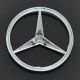 Емблема "Mercedes" D85мм (Vito) зад/3 пуклі/пластик/Вигнута. Зображення №2
