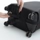 Чехол для чемодана M (55 - 65 см) - Черный, липучка (Без сумочки. в коробке). Зображення №2