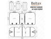 Накидки сидінь преміум класу велюр "Beltex" Chicago Сірий (grey) Повний комплект BX85200. Зображення №10
