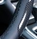 Накладка чехол на руль универсальная L38см Аквапринт карбон 3D Чорний. Изображение №3