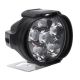 Фара-LED Круг-міні 10W (1W*6) 12V 50*55*95mm Дальнє/Spot (1шт) (пластик.корпус) JP020/19 6 Led. Зображення №3