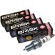 Свічки - "Brisk" - LR15YS.4K SILVER Зазор-0.8мм,ключ-21(ВАЗ,Таврія,Сенс,Ланос (8-ми клап.) під ГБО. Изображение №4